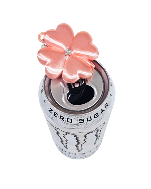 Clover Can Opener Keyring- Silk Pink