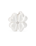 Clover Can Opener Keyring- Silk White