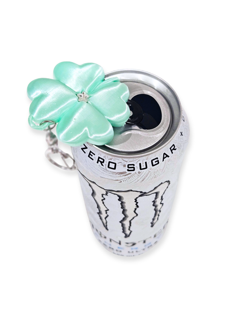 Clover Can Opener Keyring- Silk Green