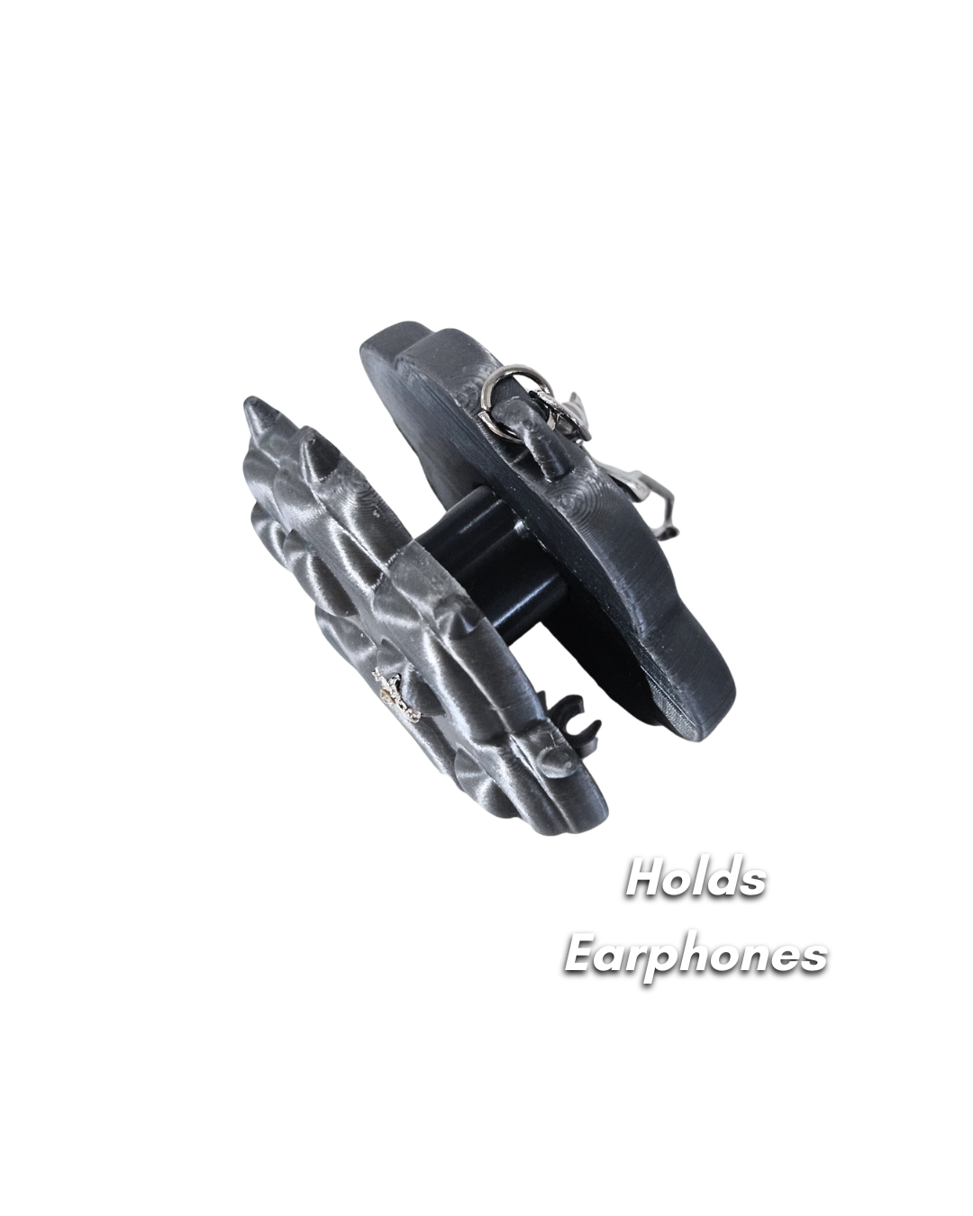 Paw Earphone Holder & Can Opener- Silk Black
