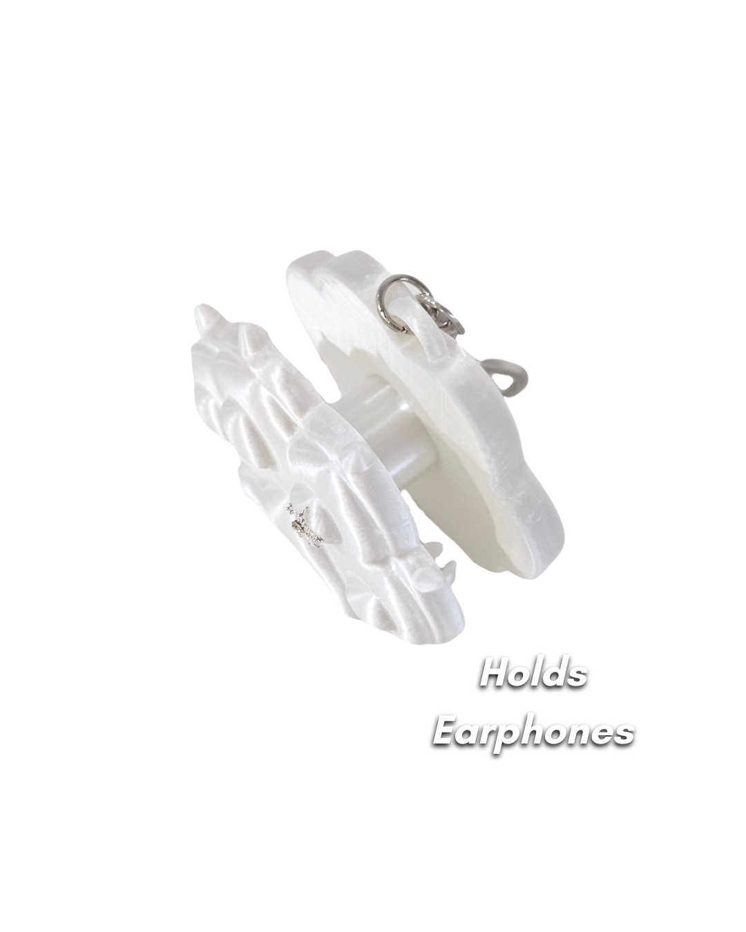 Paw Earphone Holder & Can Opener- Silk White