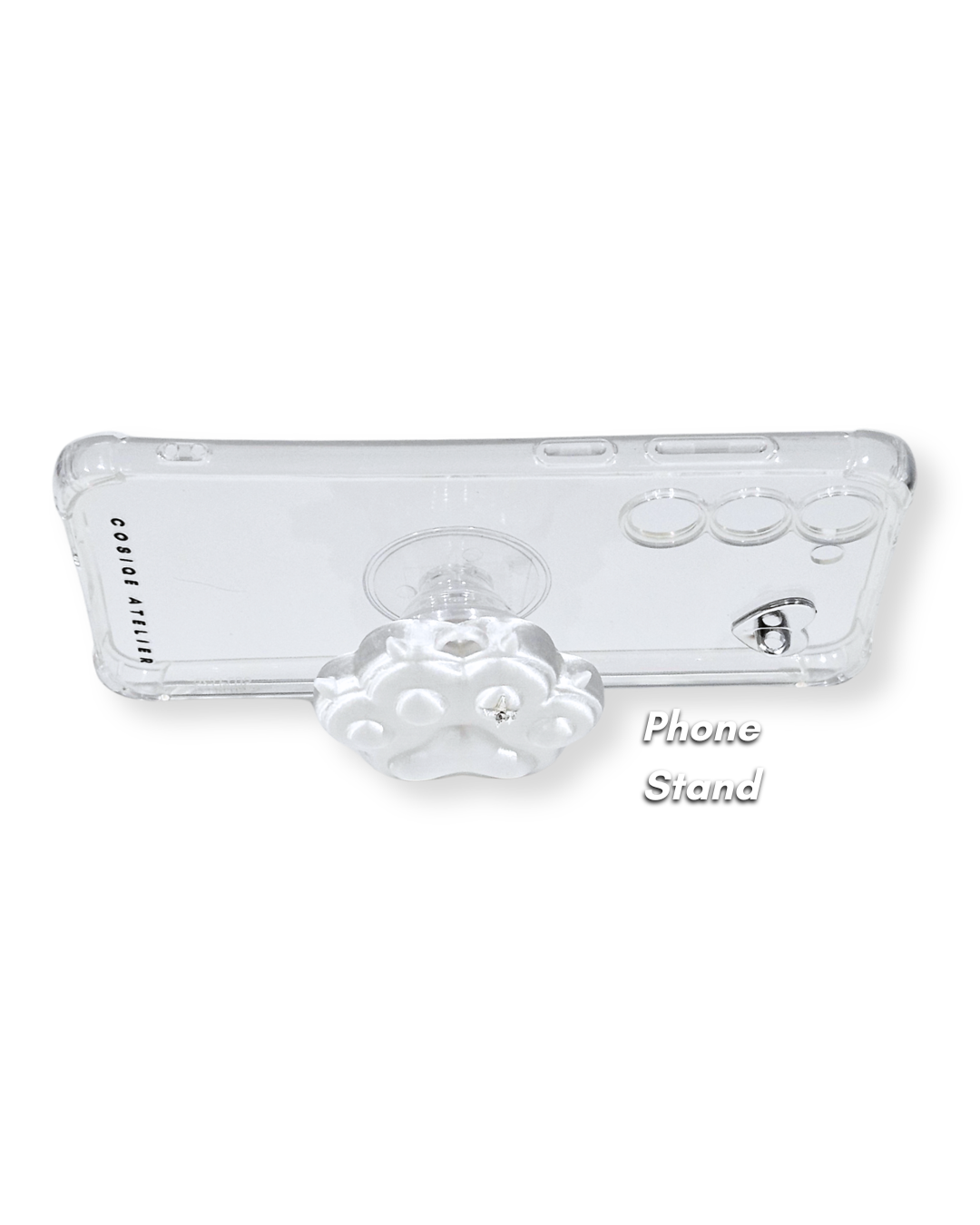 Paw Phone Grip Holder- Silk Pink