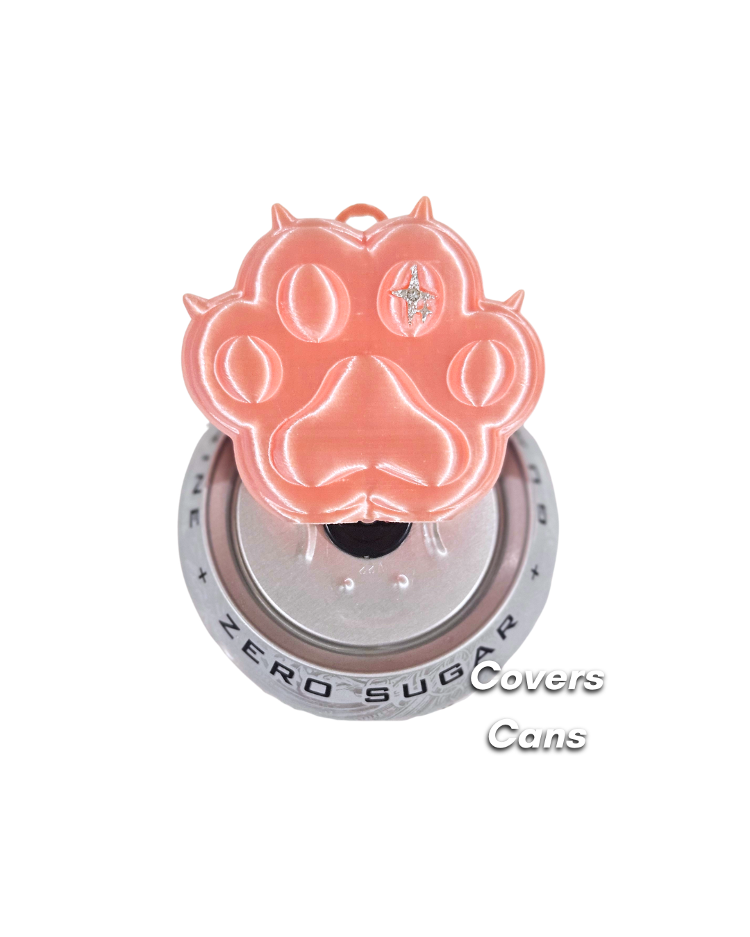 Paw Earphone Holder & Can Opener- Silk Pink