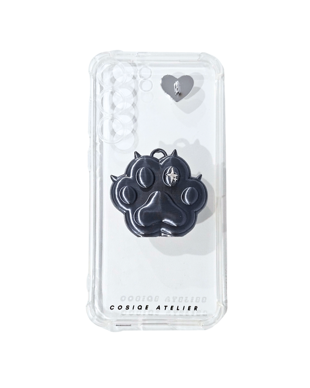 Paw Phone Grip Holder- Silk Black