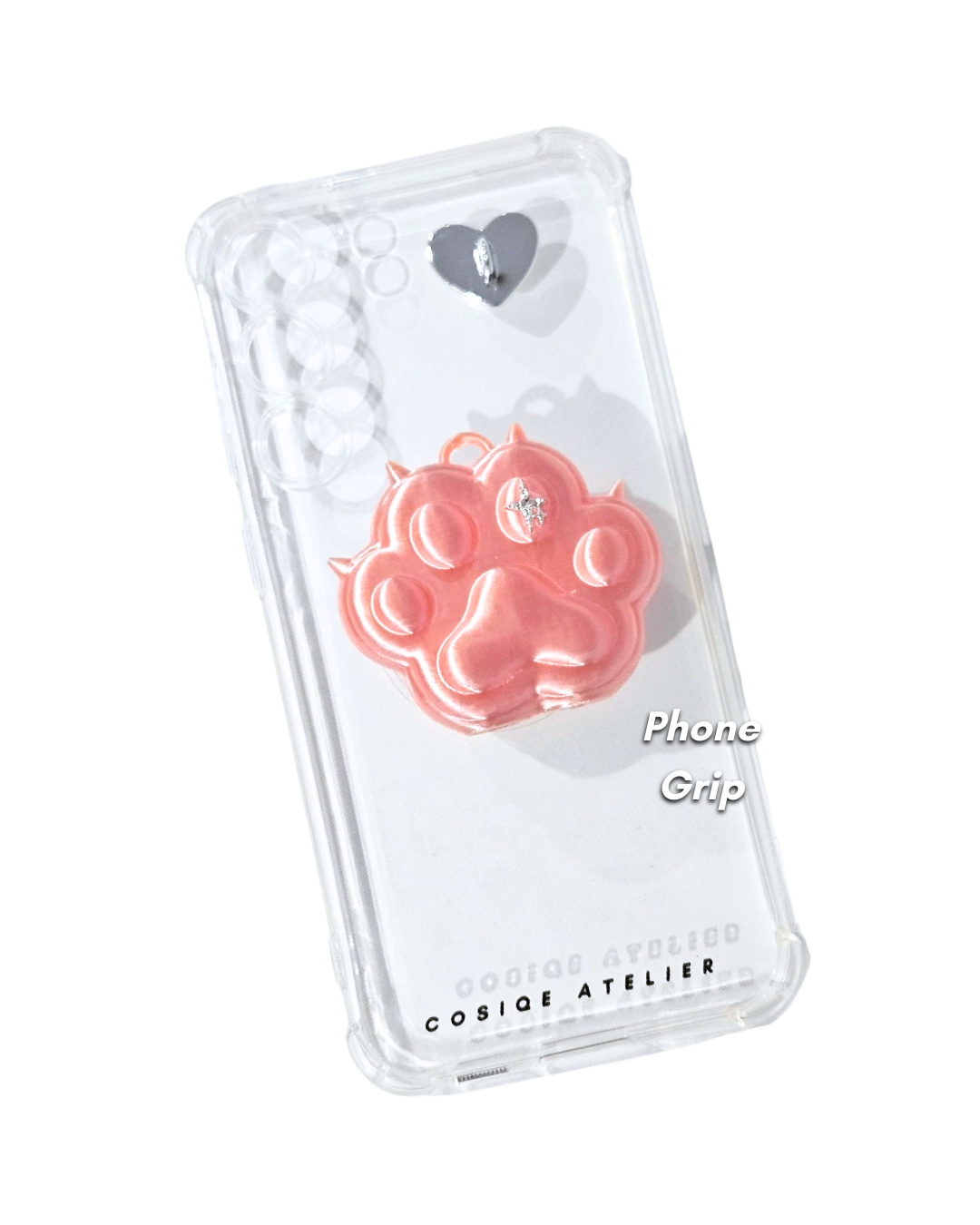 Paw Phone Grip Holder- Silk Pink