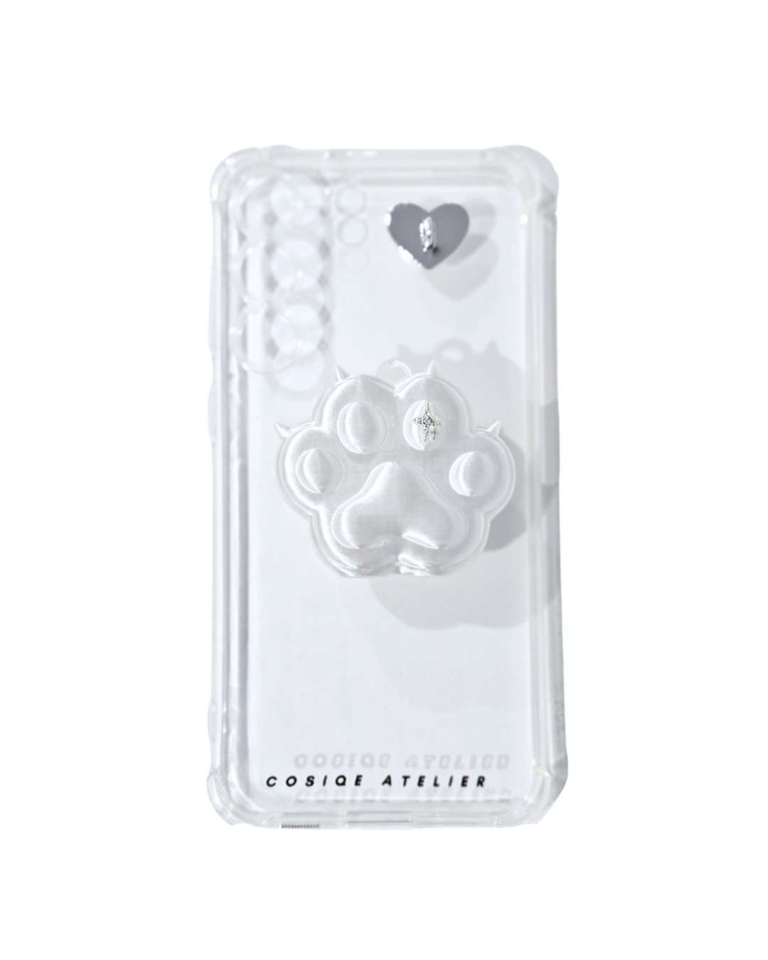 Paw Phone Grip Holder- Silk White